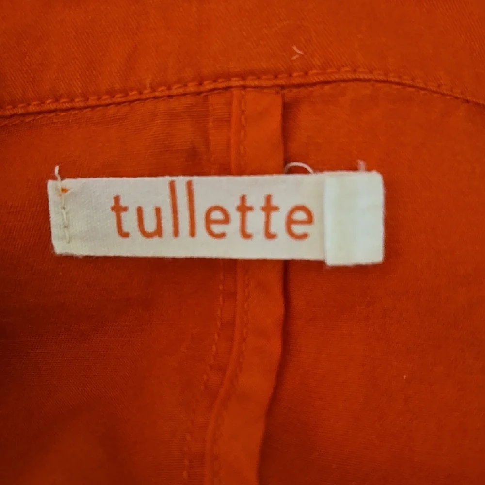 Women's Orange Utility Zip Up Light Weigh  Jacket Size Small-FC - Picture 4 of 5